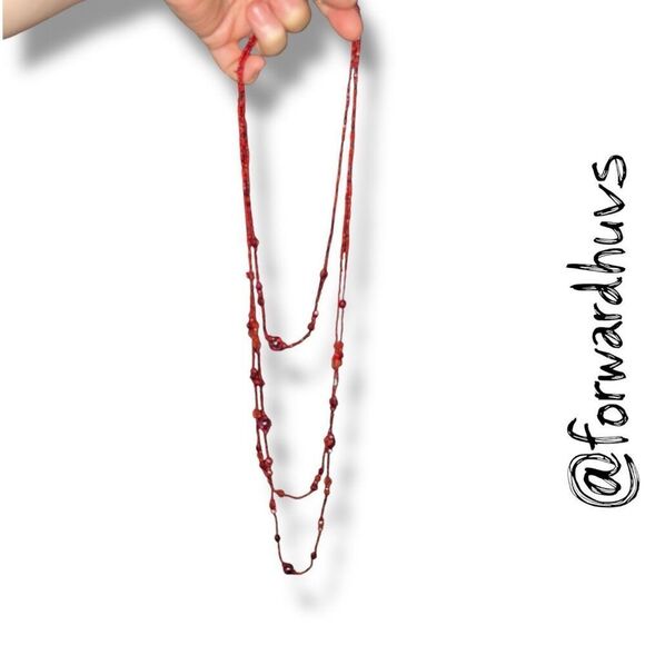 Bundle Sale 3 for $15 | Handcrafted Three-Strand Beaded Necklace - Picture 5 of 6